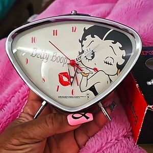 Vintage Betty Boop clock, alarm desk